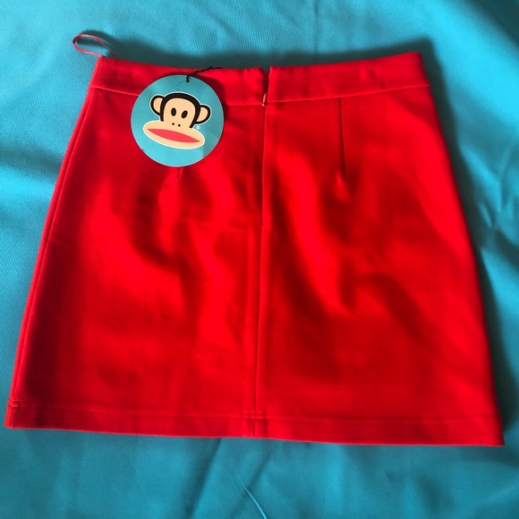 Cherry red Paul Frank Mini-skirt - Picture 2 of 4